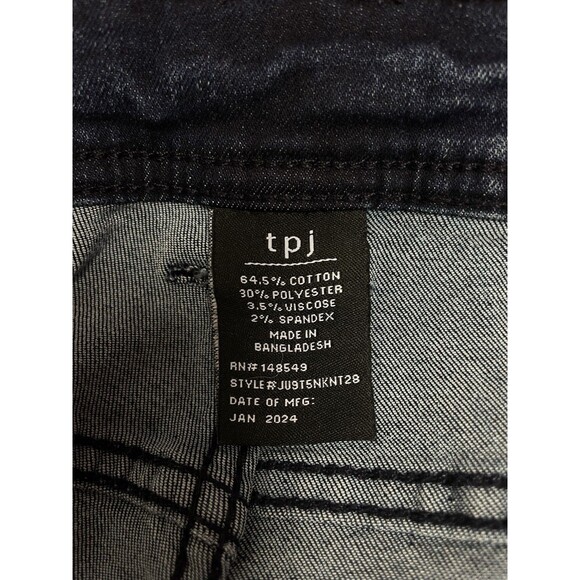 TPJ Slim Thick Men's Stretch Blue Denim Jeans Size W36 L28 - Picture 13 of 13